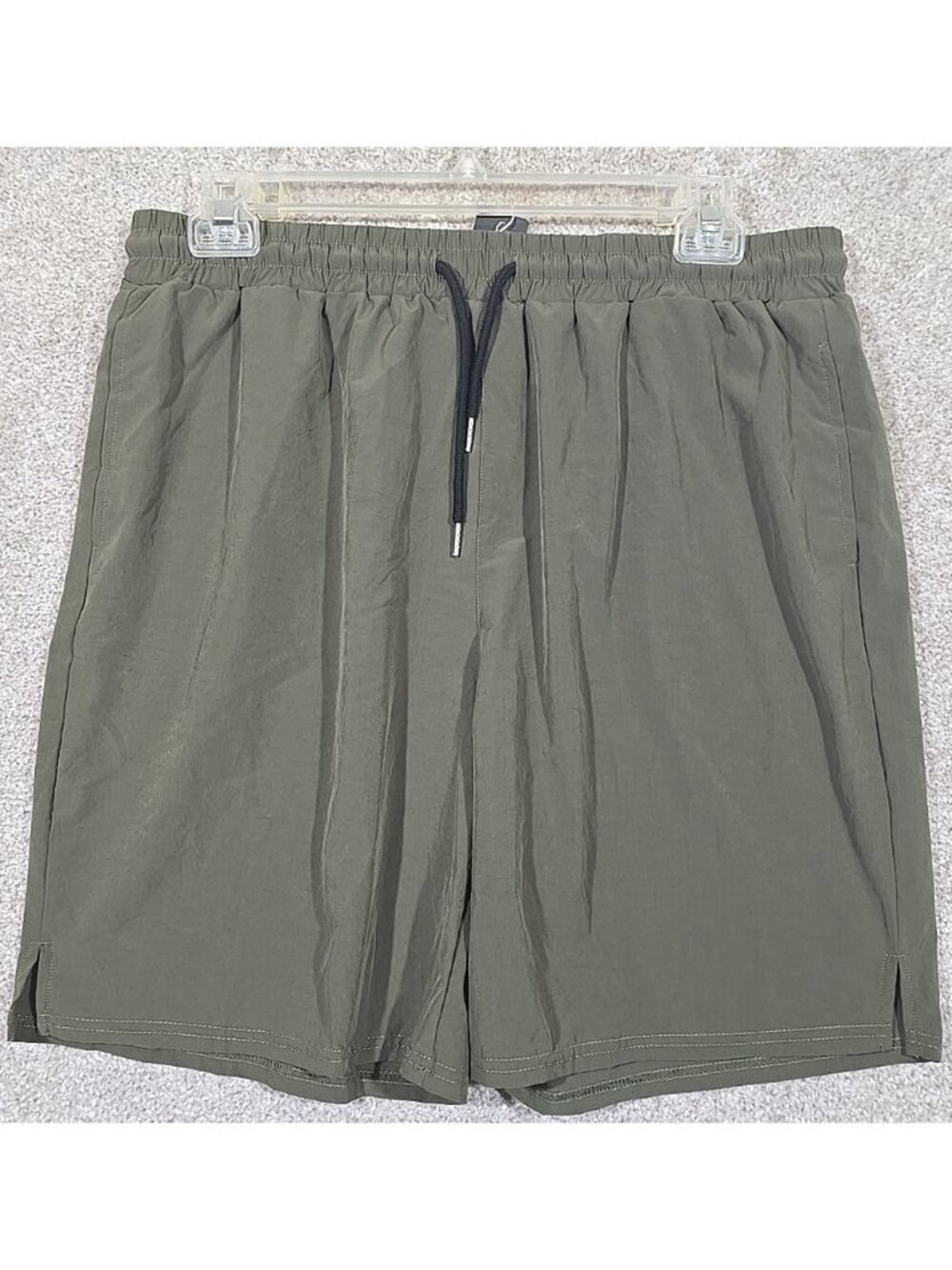 Coofandy Athleisure Shorts Drawstring Elastic Waist Pockets Stretch Men XXL NWT